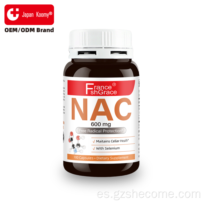 Shecome NAC Cápsulas Antioxidantes Apoyo a la Salud Celular